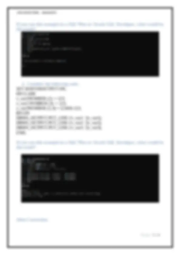PL/SQL Programming: Practical Exercises and Concepts | Assignments ...