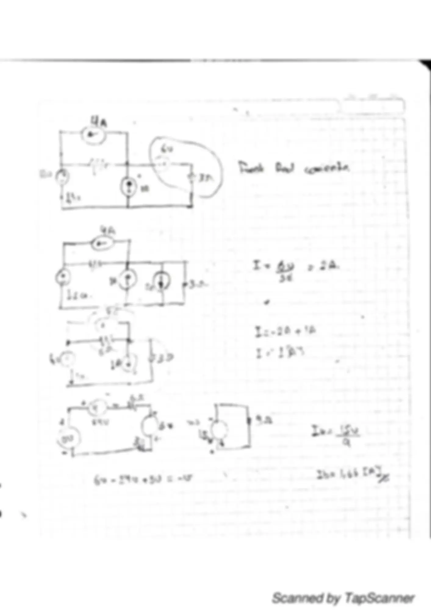 Electrical Engineering | Exercises Electronics | Docsity
