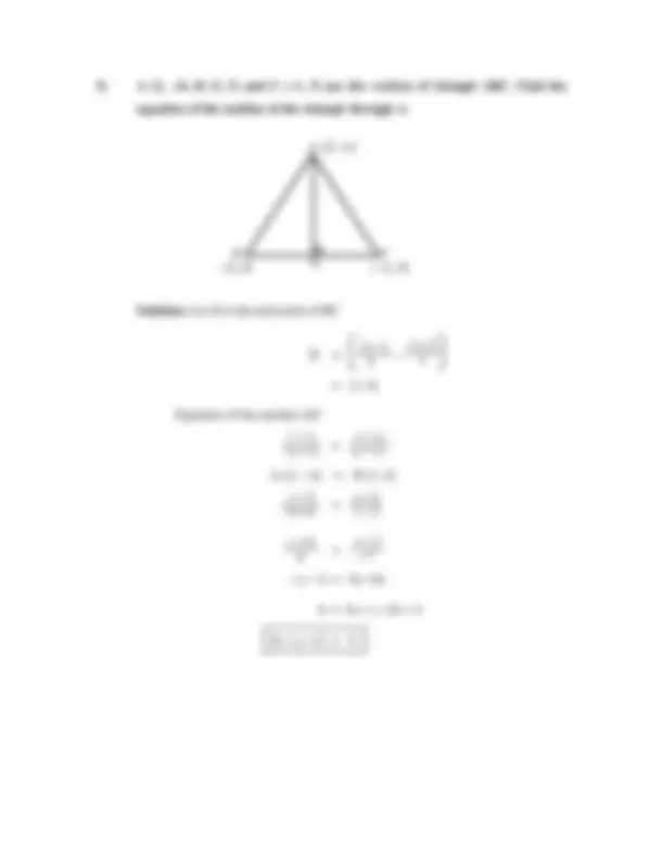 Co - Ordinate Geometry _ Concurrency of three lines | Exercises ...