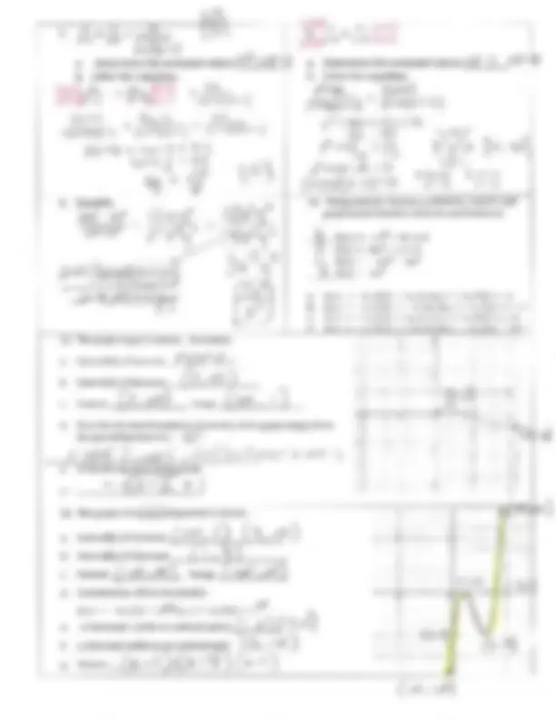 review guides for unit tests | Essays (high school) Mathematics | Docsity