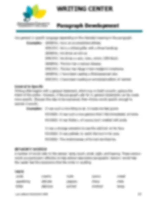 Modes and Methods of Developing Paragraphs: Seven Main Methods and Five ...