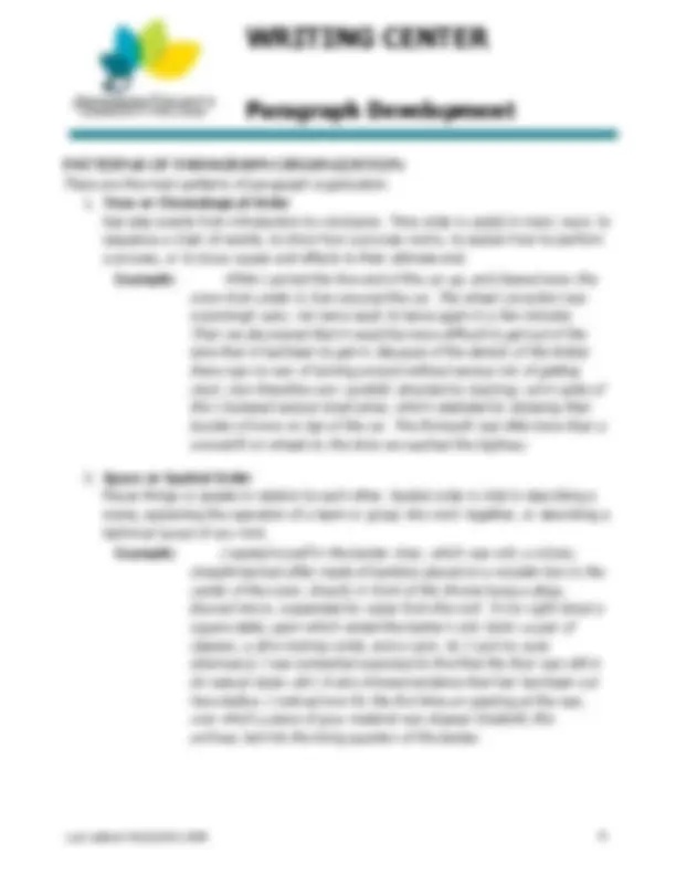 Modes and Methods of Developing Paragraphs: Seven Main Methods and Five ...