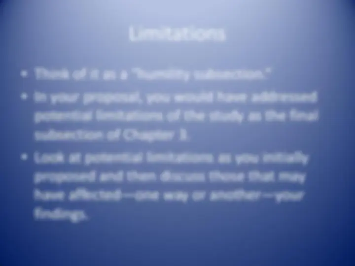 Writing a Well-Structured Chapter 5: Discussion and Implications of ...
