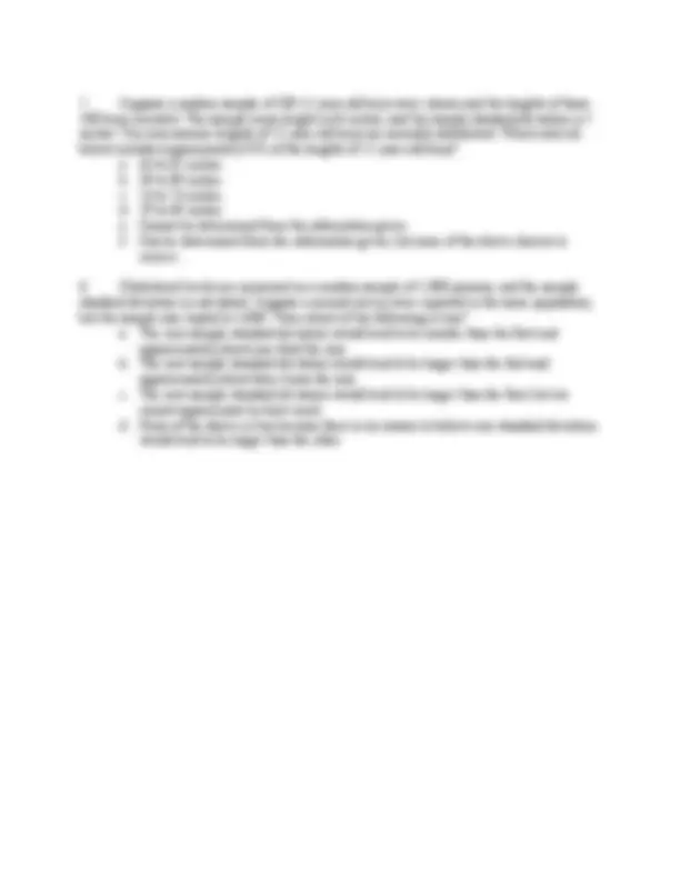 PRACTICE PROBLEMS FOR BIOSTATISTICS | Study notes Biostatistics | Docsity