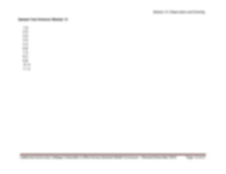 Module 15: Observation and Charting | Lecture notes Nursing | Docsity