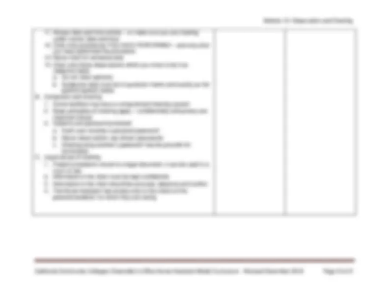 Module 15: Observation and Charting | Lecture notes Nursing | Docsity