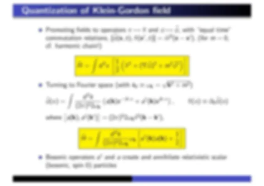 Lecture 22 Relativistic Quantum Mechanics | Lecture notes