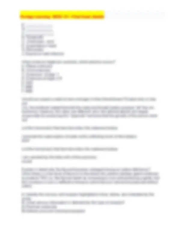 Portage Learning / BIOD 151 / Final Exam Quizlet (NEW) Graded A Plus ...