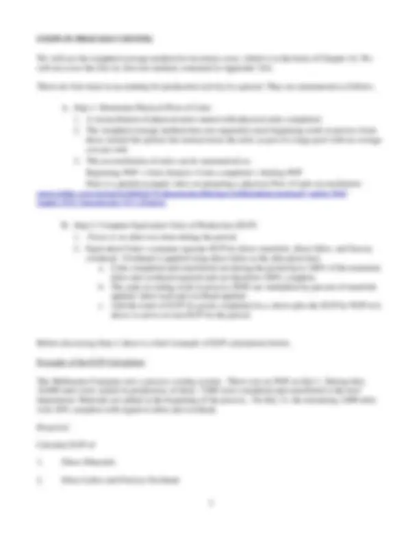 ACCT 102 - Process Costing and Analysis: Lecture Notes - Chapter 16 ...