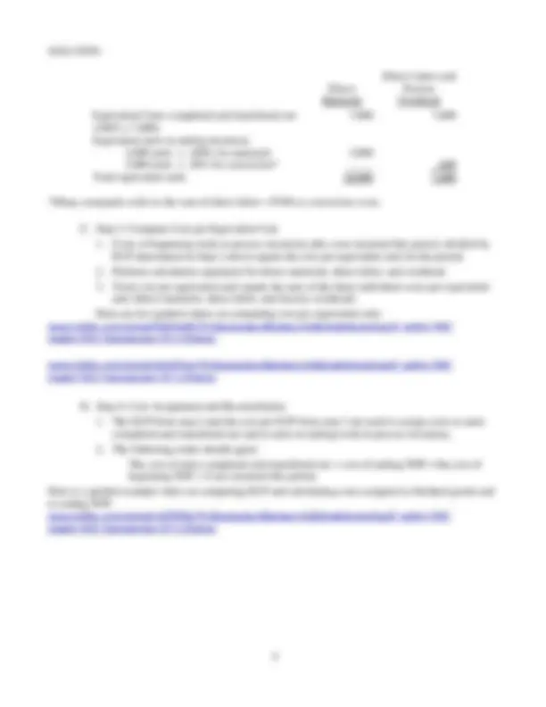 ACCT 102 - Process Costing and Analysis: Lecture Notes - Chapter 16 ...
