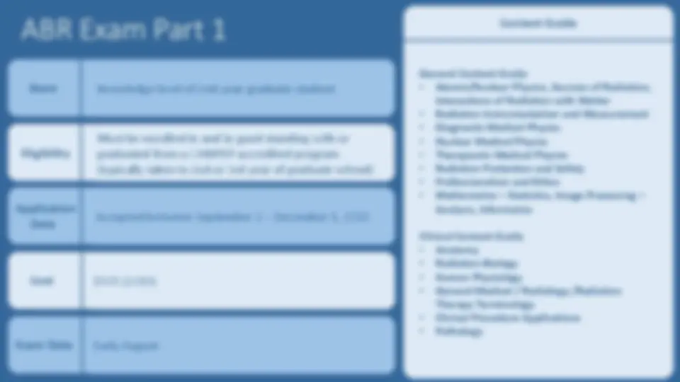 ABR Certification Exam Preparation: Part 1 and Diagnostic Part 2 ...