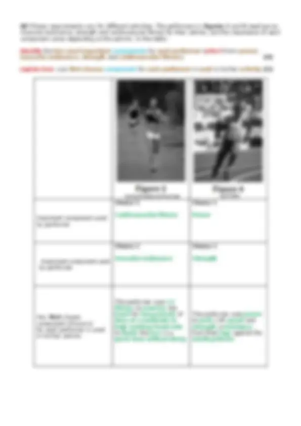 GCSE PE Mock Exam: Understanding Fitness Components in Physical ...
