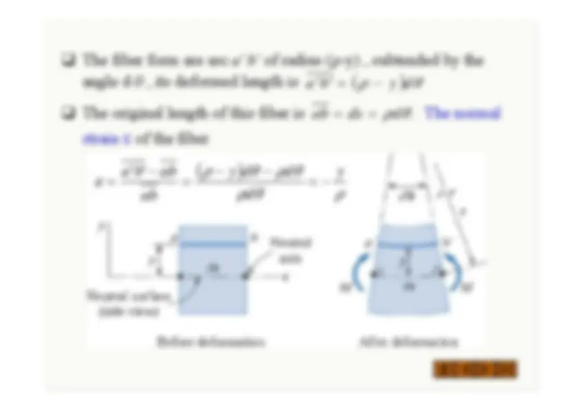 Mechanics of Materials Chapter 5 Stresses In Beams | Lecture notes ...