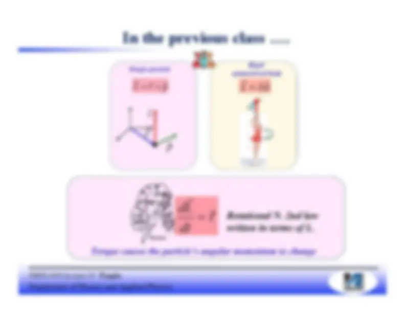 Lecture 23: Conservation of Angular Momentum in Physics I | Exams ...