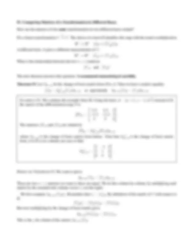 Change of Basis Matrix in Linear Algebra | Study notes Mathematics ...