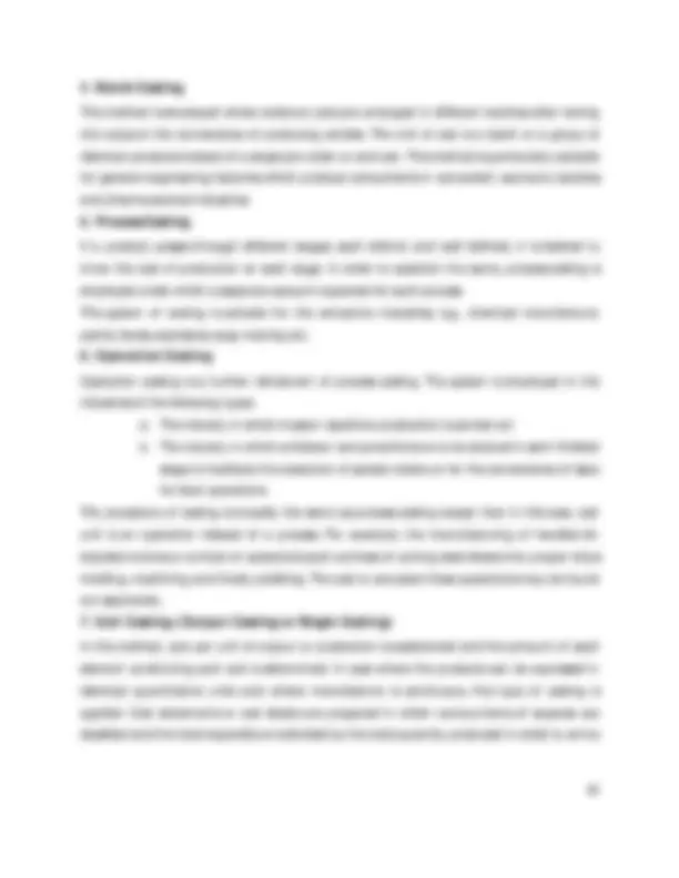 Cost and Management Accounting I | Lecture notes Cost Management | Docsity