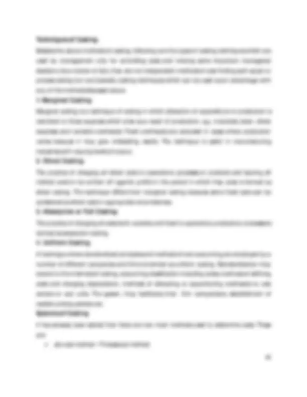 Cost and Management Accounting I | Lecture notes Cost Management | Docsity