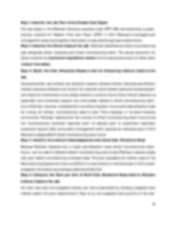Cost and Management Accounting I | Lecture notes Cost Management | Docsity