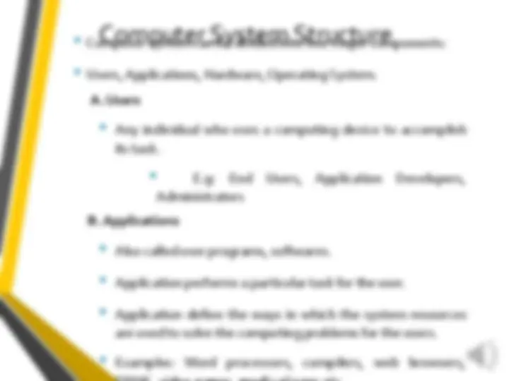 Operating Systems Lecture: Basic Concepts and Computer System Structure ...