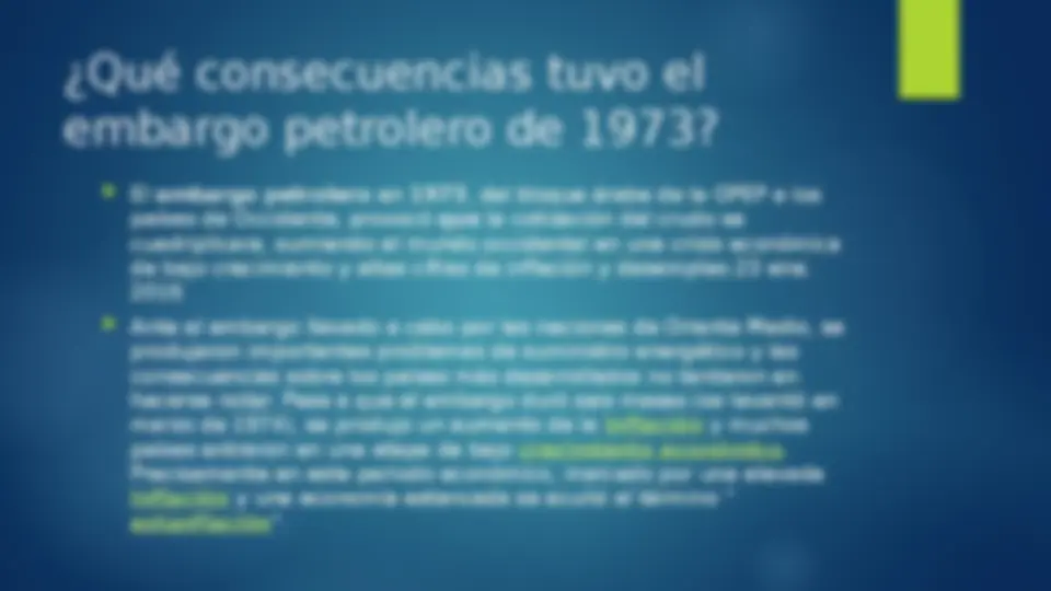 La Crisis del Petróleo de 1973: Orígenes, Consecuencias y Impacto en ...
