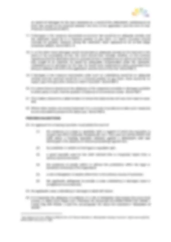 URGENT INJUNCTION APPLICATIONS | Study notes Business | Docsity
