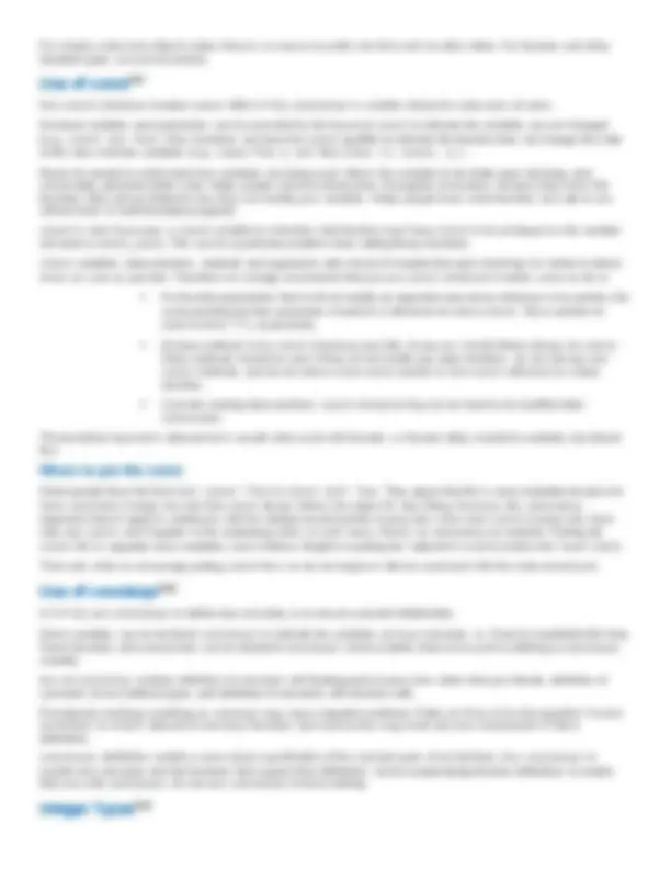 C++ Coding Style Guide for Google Developers | Study notes Computer ...
