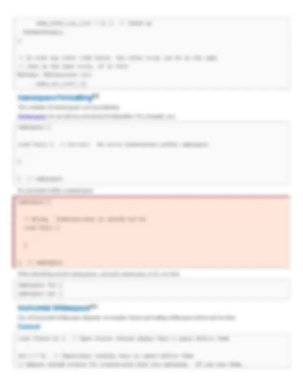 C++ Coding Style Guide for Google Developers | Study notes Computer ...