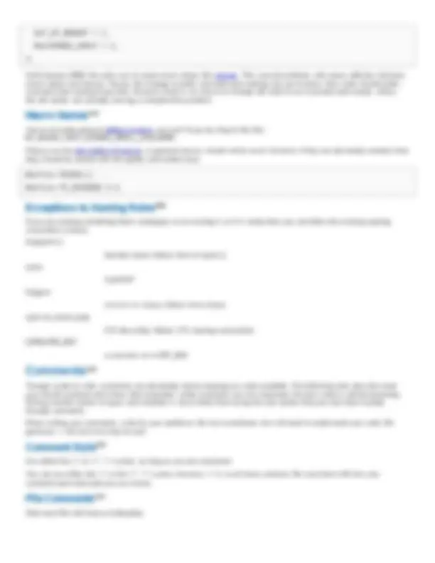 C++ Coding Style Guide for Google Developers | Study notes Computer ...