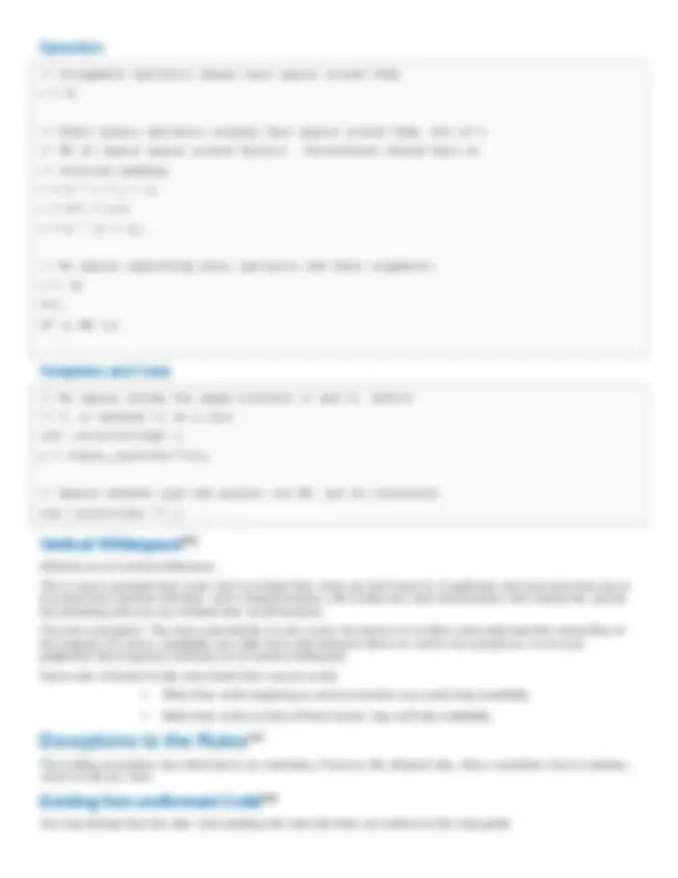 C++ Coding Style Guide for Google Developers | Study notes Computer ...