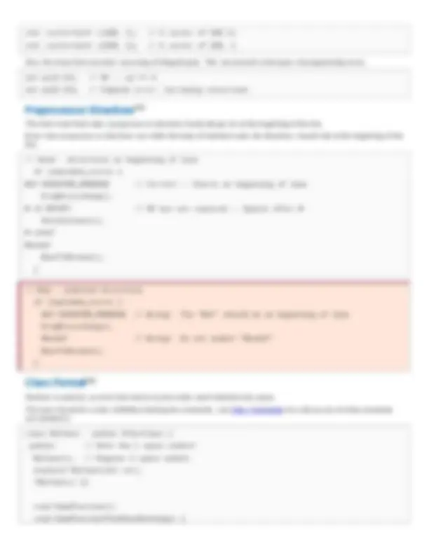 C++ Coding Style Guide for Google Developers | Study notes Computer ...