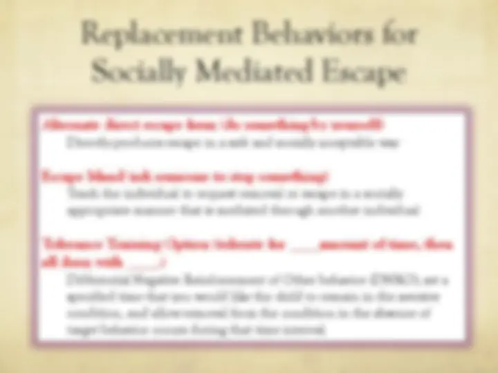 Understanding Behavior Function: Direct & Social Access, Escape ...