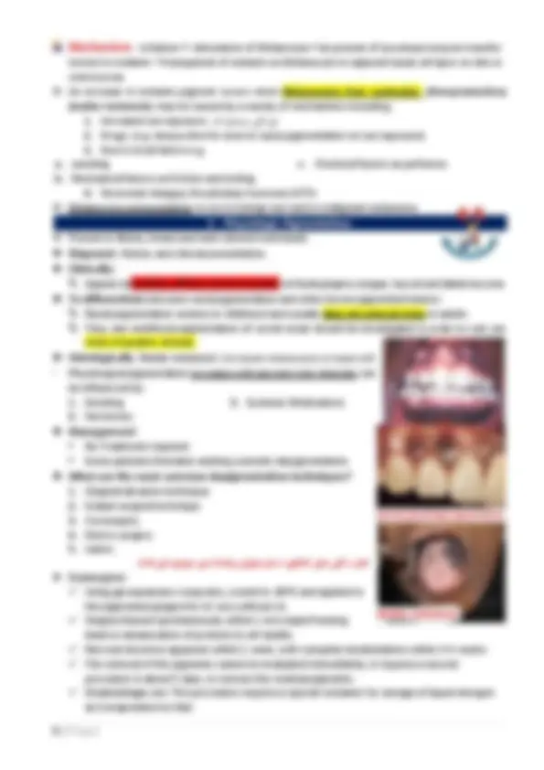 melanotic oral multiple choice quiz Black and Brown: Non-neoplastic Pigmentation of the Mucosa Differential Diagnosis of Pigmented Lesions