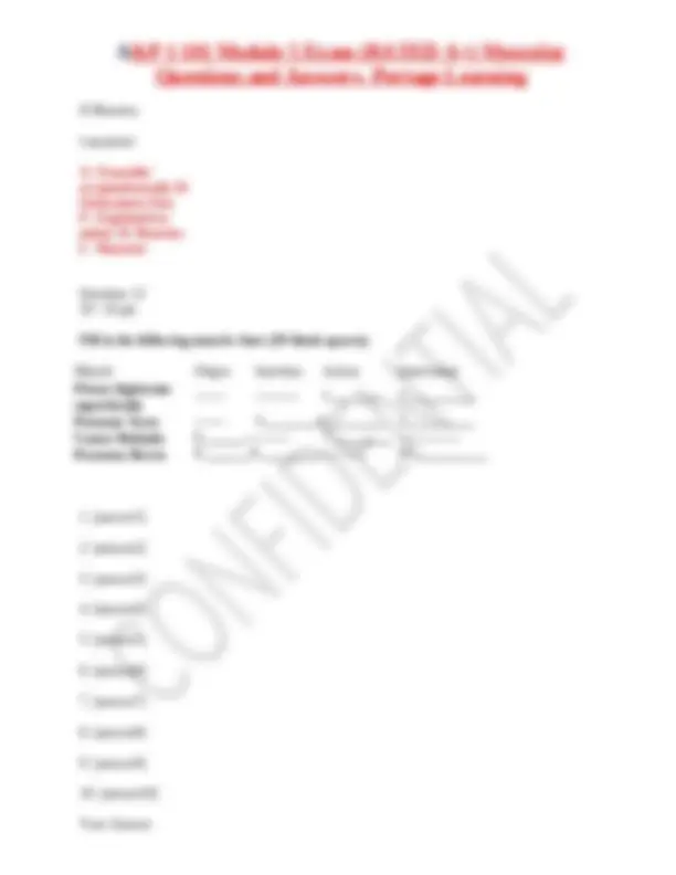 A&P 1 101 MODULE 6 EXAM MUSCULAR SYSTEM PORTAGE LEARNING 2022 UPDATE ...