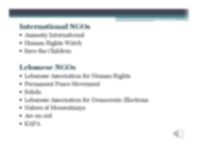 Ngo Human Rights Policy Examples NGO: Non-governmental organization | Slides Human Rights | Docsity