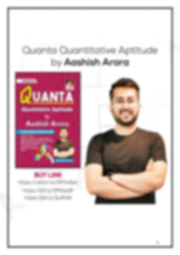 BOOKLET BY ASHISH ARORA SIR | Exams Mathematics | Docsity