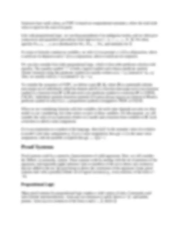 Logic Programming and AI | Lecture notes Artificial Intelligence | Docsity