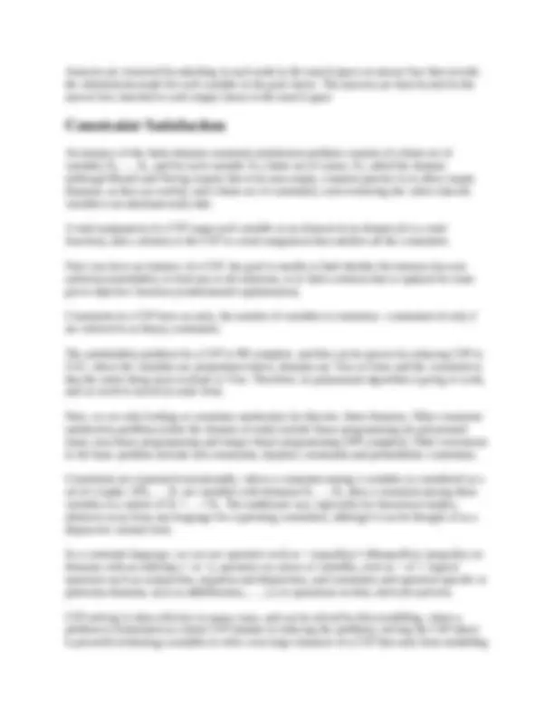 Logic Programming and AI | Lecture notes Artificial Intelligence | Docsity
