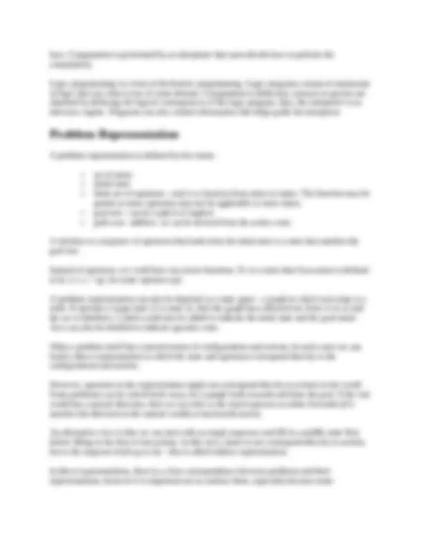 Logic Programming and AI | Lecture notes Artificial Intelligence | Docsity