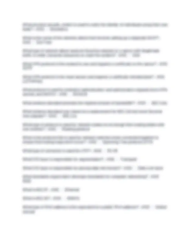 CompTIA Network+ (N10-006) with correct Answers. | Exams Computer ...