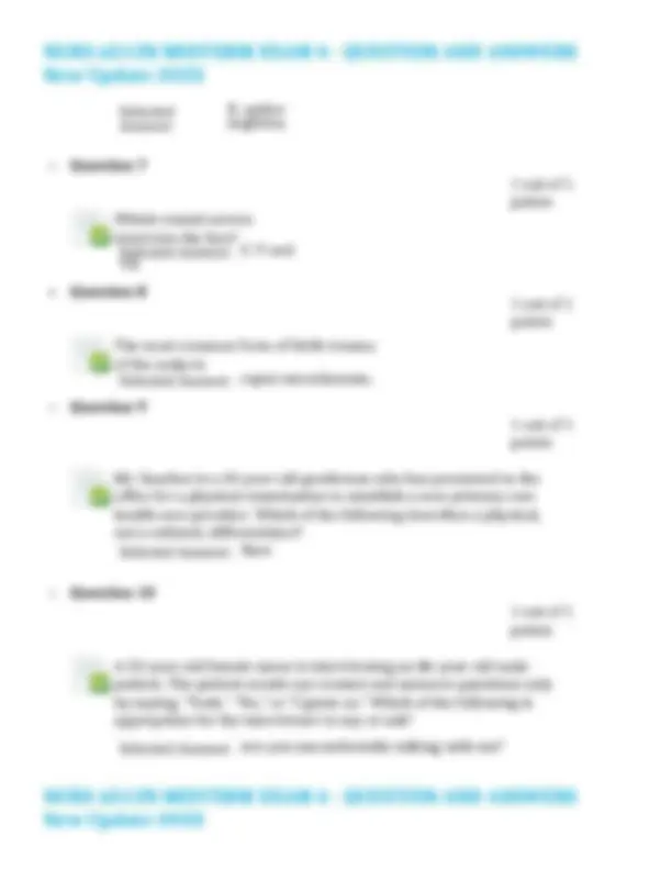 NURS 6512N MIDTERM EXAM 4 - QUESTION AND ANSWERS New Update 2023 ...