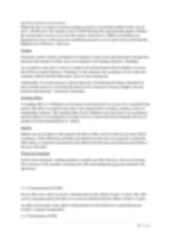 1 | P a g e LLB202 Contract Law Exam Notes 2023 | Exams Law | Docsity