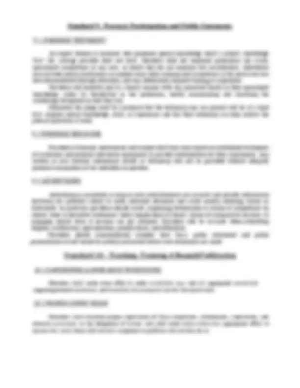 Ethical Standards and Code of Conduct | Exams Ethics | Docsity