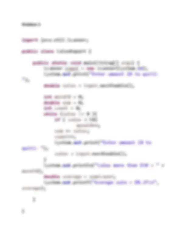 Java Programming Exercises: Commission, Converter, and Sales Report ...