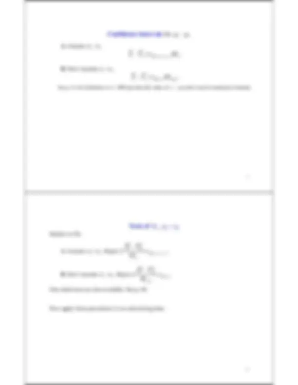Tests and Confidence Intervals for Two Means | Lecture notes Statistics ...