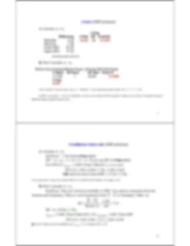 Tests and Confidence Intervals for Two Means | Lecture notes Statistics ...