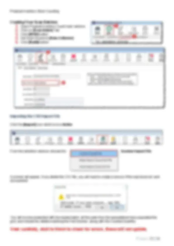 The Physical Inventory Stock Count. Where you compare what ...
