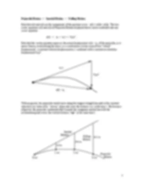 Projectile Motion: A Physics Lab Guide | Exams Physics | Docsity