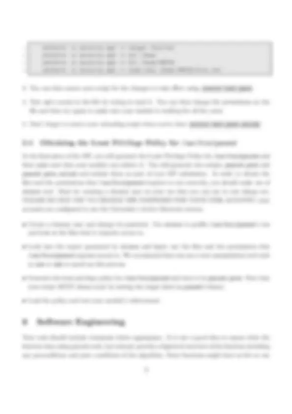 Operating Systems Design MP4: Linux Security Modules | Lecture notes ...