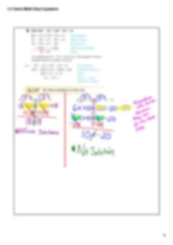 4-5 Solve Multi-Step Equations | Study notes Linear Algebra | Docsity