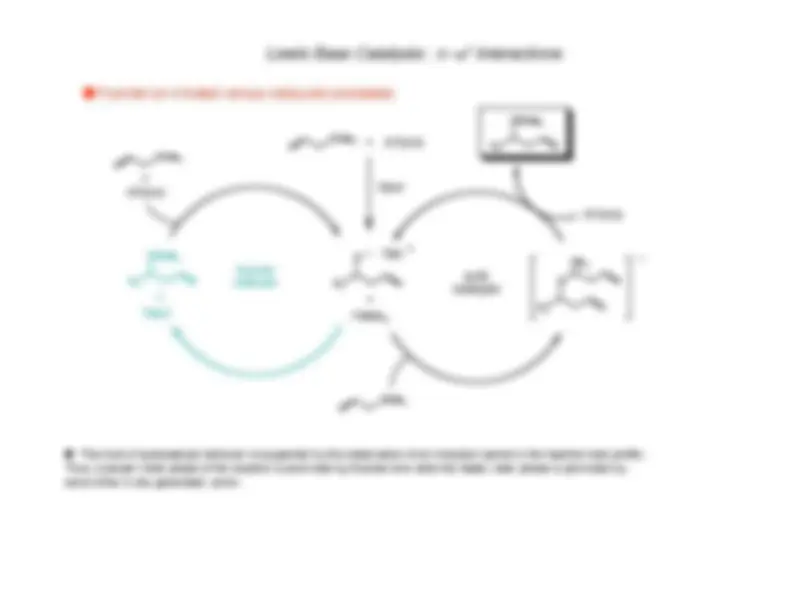 Lewis-Base Catalysis | Lecture notes Geometry | Docsity